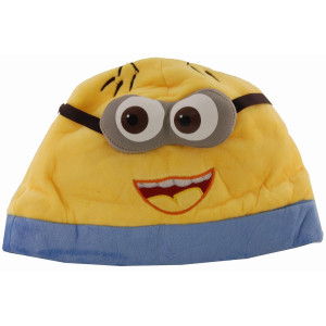 Despicable Me 2 Eyed Open Mouth Minion Jorge Adult Beanie