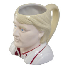 Doctor Who 5th Doctor Peter Davison ceramic 3D Toby Jug Mug
