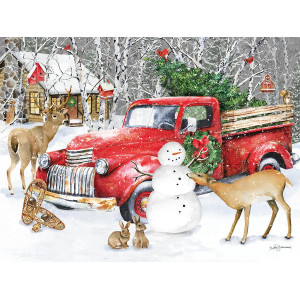 A country christmas 550 Piece Puzzle