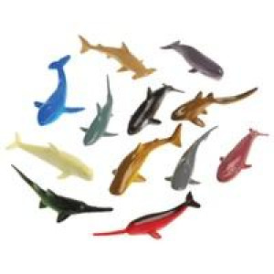 US Toy 2379 Mini Sharks & Whales