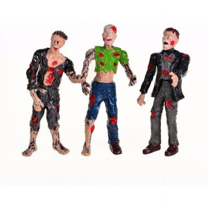 AZ Trading & Import PSA78 Zombie Action Figures with Movable Joins - Pack of 6