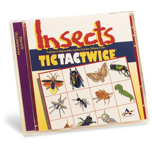 Talicor Insects Magnetic Tic Tac Twice game