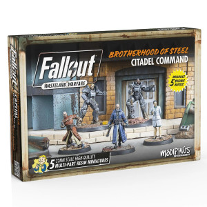 Fallout Wasteland Warfare Brotherhood of Steel citadel command Miniatures