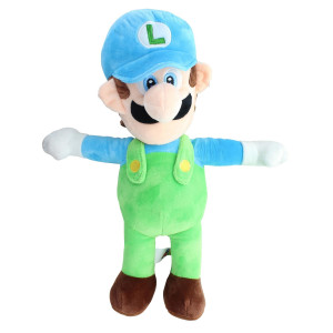 Super Mario 16 Inch character Plush Ice Luigi