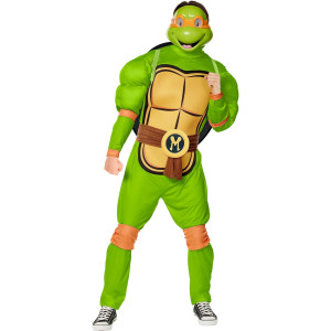 TMNT Michelangelo classic Deluxe Adult costume X-Large