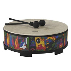 Remo KD-5822-01 Kids Percussion gathering Drum - Fabric Rain Forest, 22