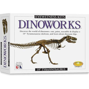 Skullduggery Eyewitness Kit Dinoworks Tyrannosaurus Rex Skeleton Casting Kit
