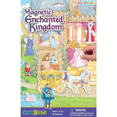 Create-A-Scene - Enchanted Kingdom Magnetic Playset - Portable Mess-Free Magnet Activities - Creative Fun- For Ages 3+