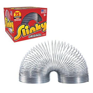 The Original Slinky Walking Spring Toy, Metal Slinky, Fidget Toys, Kids Toys For Ages 5 Up By Just Play