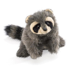 Folkmanis Baby Raccoon Hand Puppet, Gray, 1 Ea