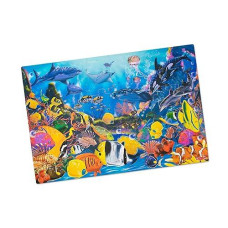 Melissa & Doug Underwater Floor Puzzle Extra-thick Cardboard Construc