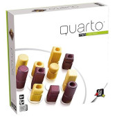 Quarto Mini | Travel-Friendly Strategy Game For Adults And Families | Ages 8+ | 2 Players | 15 Minutes