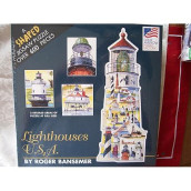 Great American Puzzle Factory Lighthouses Usa 600 Piece Puzzle