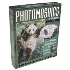 Buffalo Games Panda Photomosaic Puzzle By Robert Silvers