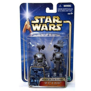 Star Wars Episode Ii Attack Of The Clones Figure: Sp-4 & Jn-66 (Research Droids)