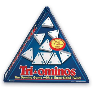 Tri-Ominos - Travel Edition With Lightweight Playing Tiles By Pressman Games Blue, 5