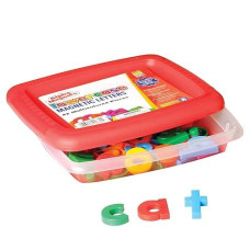 Educational Insights Multicolored Lowercase AlphaMagnets, Set of 42 Magnetic Letters, Alphabet Toy, Boys & Girls Ages 3+
