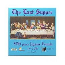 Sunsout Inc - The Last Supper - 500 Pc Jigsaw Puzzle By Artist: Balliol - Finished Size 15" X 29" - Mpn# 46204