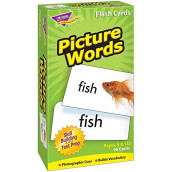 Trend Enterprises: Picture Words Skill Drill Flash Cards, Content-Rich Self-Checking Cards To Practice And Master, Great For Skill Building, 96 Cards Included, Ages 5 And Up