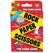 Jax Rock Paper Scissors Card Game Bilingual - It'S The Fast, Fun Card Version Of The Classic Game Of Rock Paper Scissors, Ages 4 And Up, 2 Players