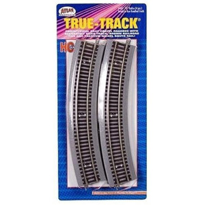 True-Track 18" Radius Track (4) Ho Scale Atlas Trains