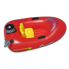 Swimline Speedboat Inflatable Kids Float, Red, 45"/25"/10"