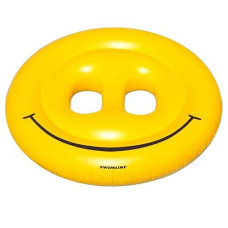 Swimline Smiley Face Pool Float , Yellow