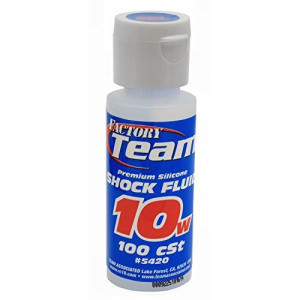 Team Associated 5420 10 Weight Silicone Shock Oil, 2-Ounce
