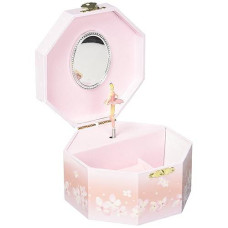 Schylling Ballerina Jewelry Box, Pink
