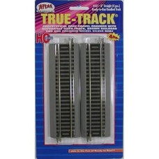 True-Track 6" Straight Section (4) Ho Scale Atlas Trains