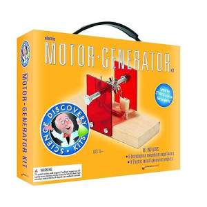 Dowling Magnets Science Discovery Kit: Electric Motor Generator. Science Experiments/Science Lab/Engineering Kit/Stem Kit/Physics For Kids And Teens/Electric Generator Kit. Item 731101.
