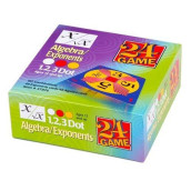 24 Game 96-Card Deck: Algebra/Exponents Math Card Game