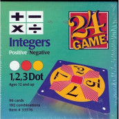 24 Game 96-Card Deck: Integers Math Card Game