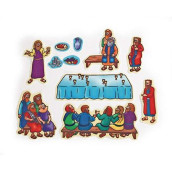 Little Folk Visuals Beginners Bible: Last Supper Precut Flannel/Felt Board Figures, 11 Pieces Set