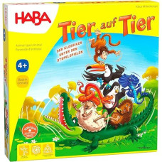 Haba Game - Tier Auf Tier (German Version Of Animal Upon Animal)