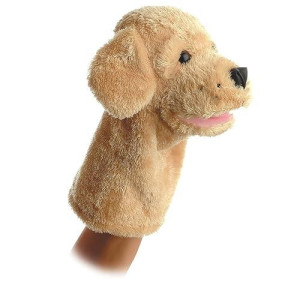 Aurora� Interactive Hand Puppet Garth� Stuffed Animal - Storytelling Adventures - Playful Learning - Brown 10 Inches