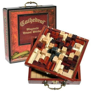 Family Games Cathedral Wood Travel Strategy Board Game