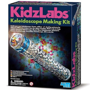 4M Kidzlabs Kaleidoscope Making Kit - Optical Light Physics Stem Toys Craft Gift For Kids & Teens, Boys & Girls (3435)