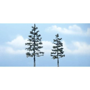 Woodland Scenics Premium Pine Tree, 5.25"/4" (2)