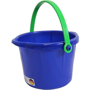 Spielstabil Small Sand Pail Beach Toy (One Bucket Included - Colors Vary) - Holds 1.5 Liters - Made In Germany