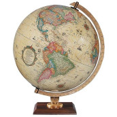 Replogle Globes 83502 Illuminated Carlyle Globe, Small, Off- White