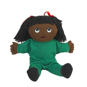 Children'S Factory Sweat Suit Doll, African American Girl, Cf100-733, Preschool Or Daycare Black Baby Doll, 3-5 Year Old Kids Soft Play Equipment