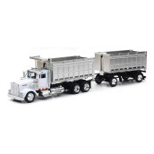 1/43 D/C Kenworth W900 Double Dump Truck, Color May Vary