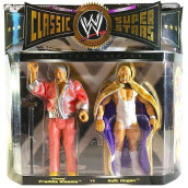 WWE WWF Jakks classic Superstars Series 2 Pack Limited Edition: classy Freddie Blassie vs Hulk Hogan - Wrestling Action Figures