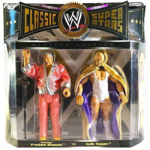 Wwe Wwf Jakks Classic Superstars Series 2 Pack Limited Edition: Classy Freddie Blassie Vs. Hulk Hogan - Wrestling Action Figures