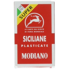 Italian Sicilian Scopa Playing Cards By Modiano