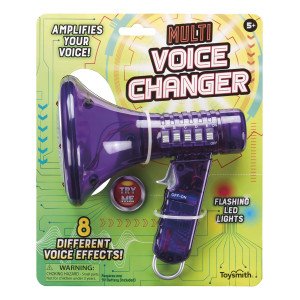 Toysmith Tech Gear Multi Voice Changer, Amplifies Voice With 8 Different Voice Effects, For Boys & Girls Ages 5+, Colors Vary
