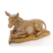 Fontanini By Roman Seated Donkey Nativity Figurine, 5-Inch