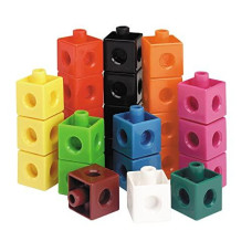 Learning Resources Snap Cubes, Set Of 500 Cubes, Ages 5+, Educational Counting Toy,Back To School Supplies,Teacher Supplies For Classroom