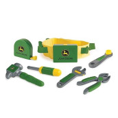 John Deere Deluxe Talking Toolbelt - 7-Piece Tool Set - Interactive Building Toys - Preschool Toys Ages 2 Years And Up - 7 Count